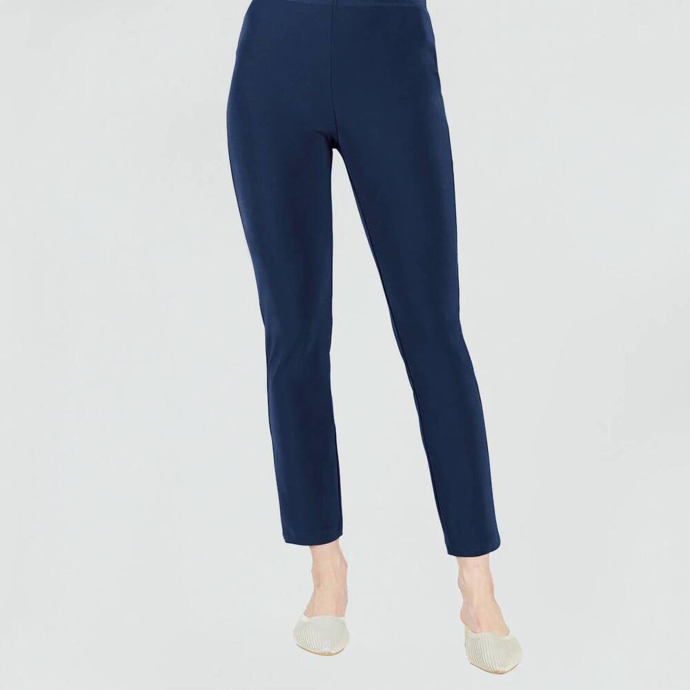 NEW CLARA SUN WOO straight leg pant in navy